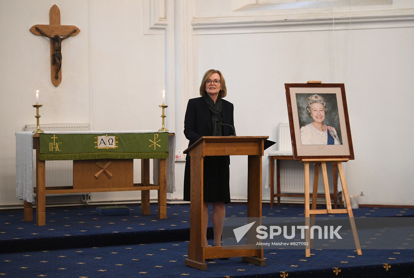 Russia Britain Queen Elizabeth II Death Prayer