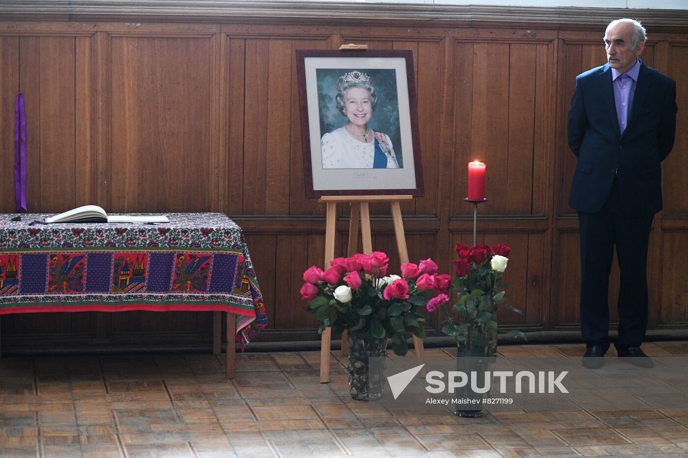 Russia Britain Queen Elizabeth II Death Prayer