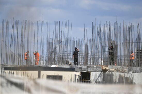 DPR Russia Ukraine Military Operation Residential Construction