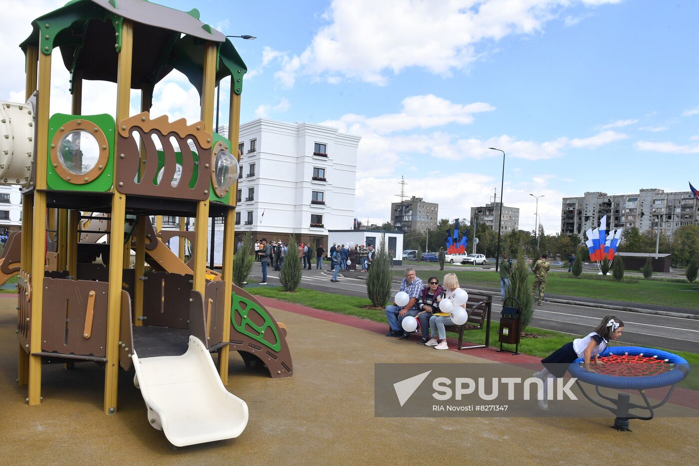 DPR Russia Ukraine Military Operation Residential Construction