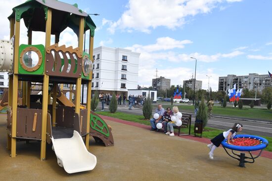 DPR Russia Ukraine Military Operation Residential Construction