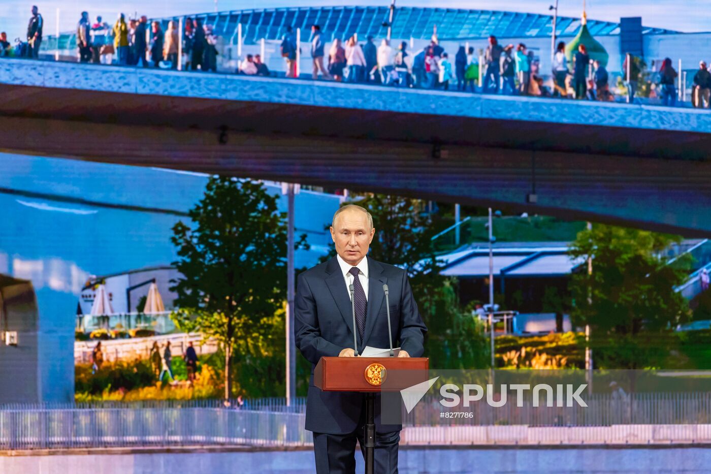 Russia Putin Moscow City Day