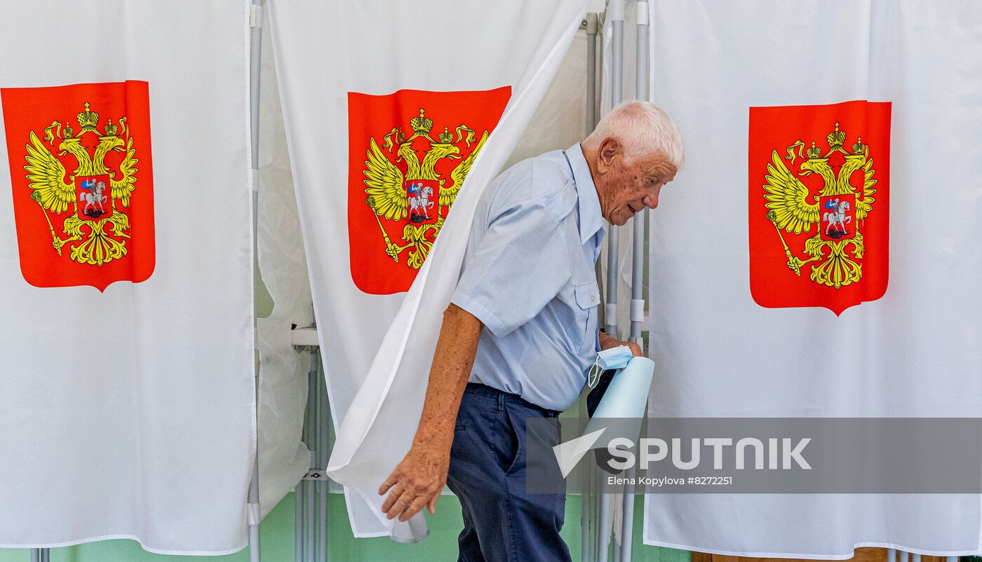 Russia Elections Single Voting Day