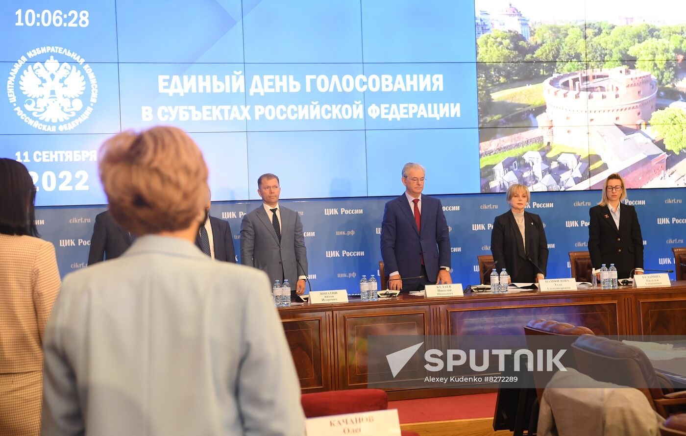 Russia Elections Single Voting Day CEC