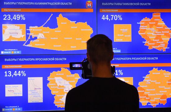 Russia Elections Single Voting Day CEC