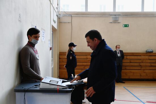 Russia Elections Single Voting Day