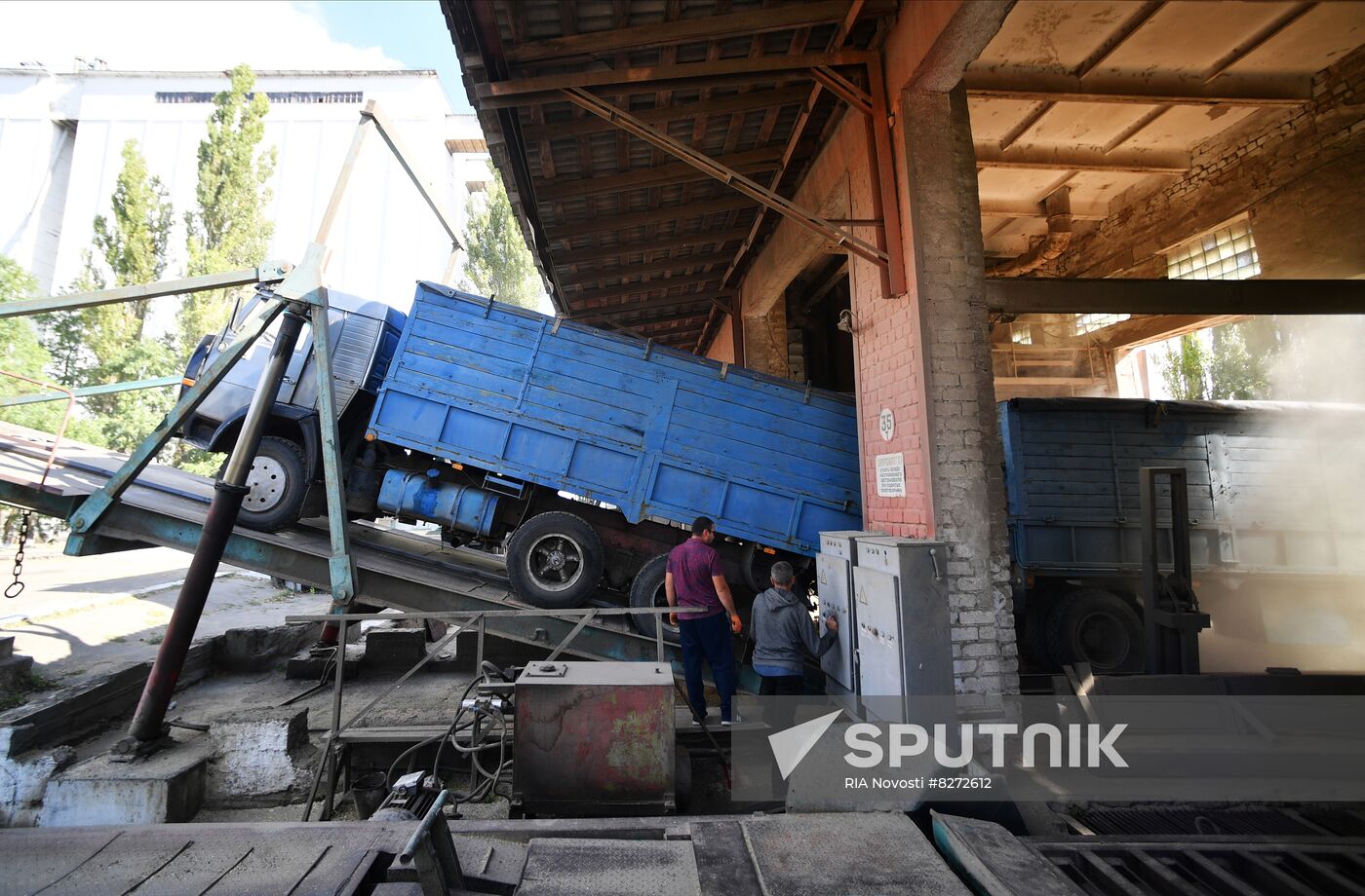 Ukraine Russia Military Operation Grain Elevator