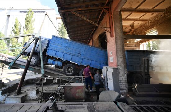 Ukraine Russia Military Operation Grain Elevator