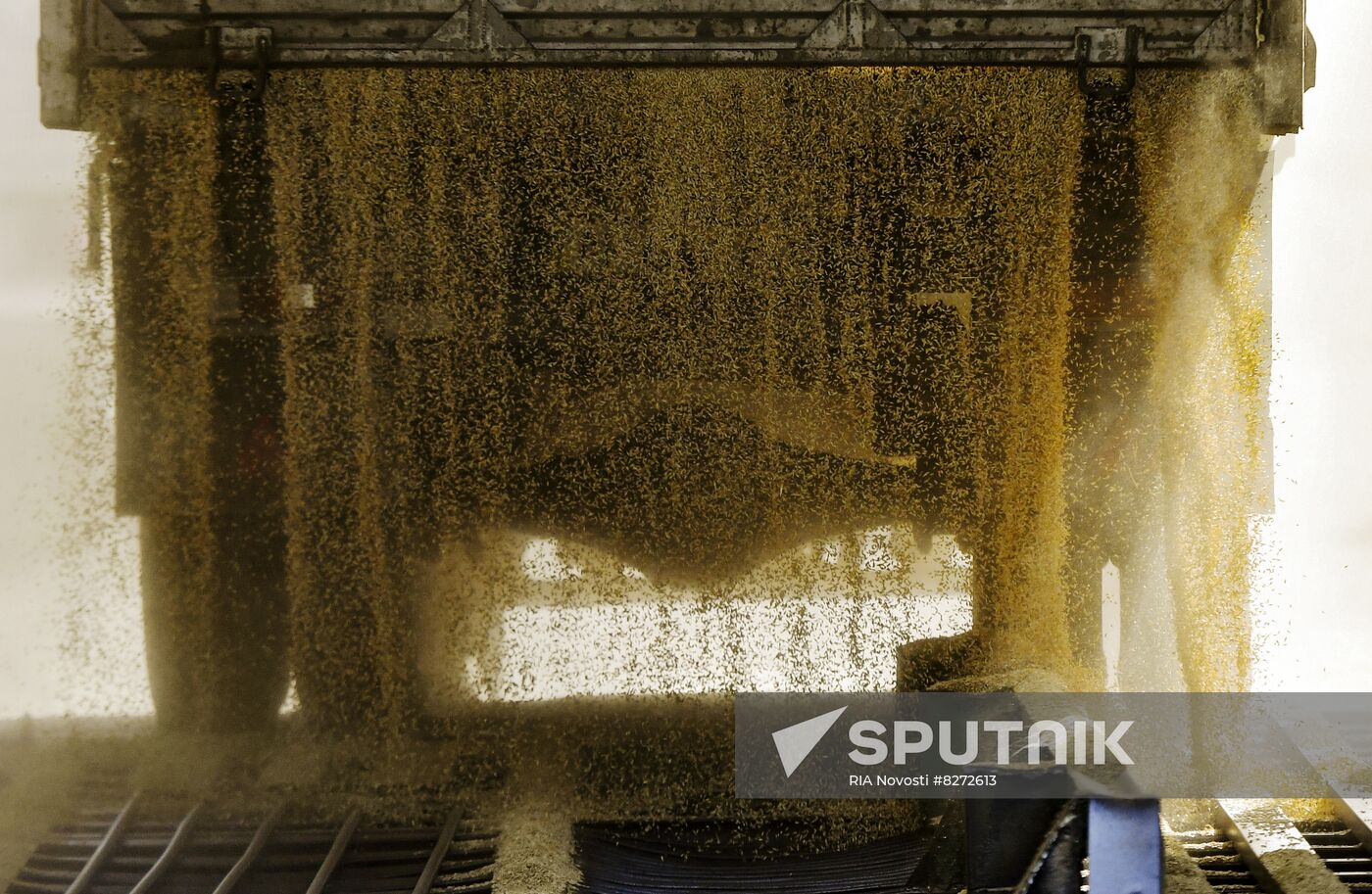 Ukraine Russia Military Operation Grain Elevator