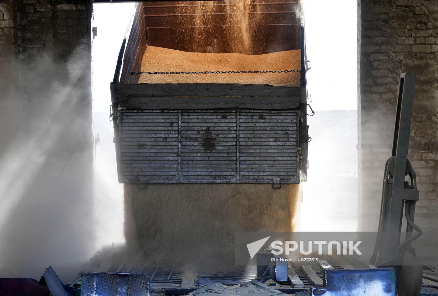 Ukraine Russia Military Operation Grain Elevator