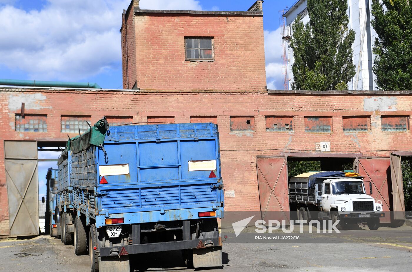 Ukraine Russia Military Operation Grain Elevator