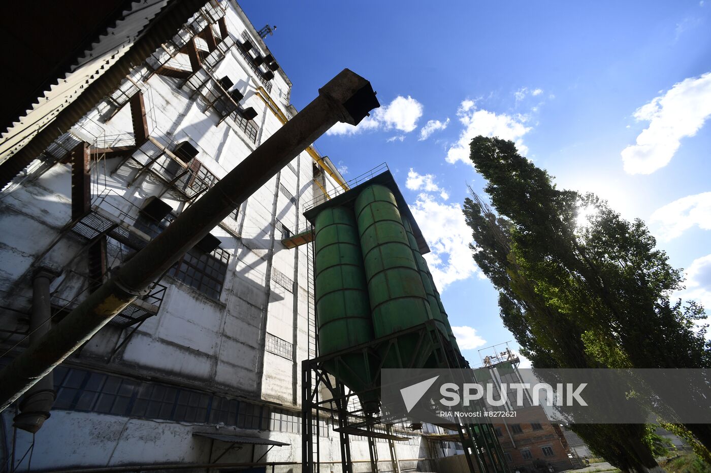 Ukraine Russia Military Operation Grain Elevator