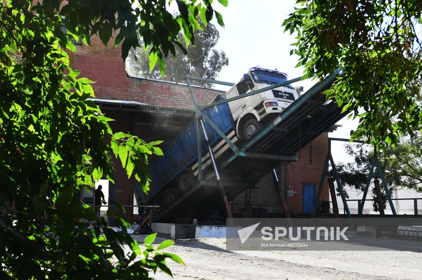 Ukraine Russia Military Operation Grain Elevator