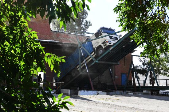 Ukraine Russia Military Operation Grain Elevator