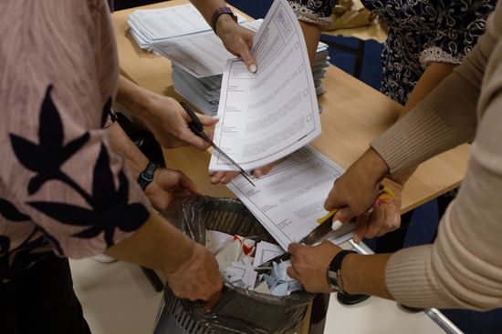Russia Elections Single Voting Day Vote Counting