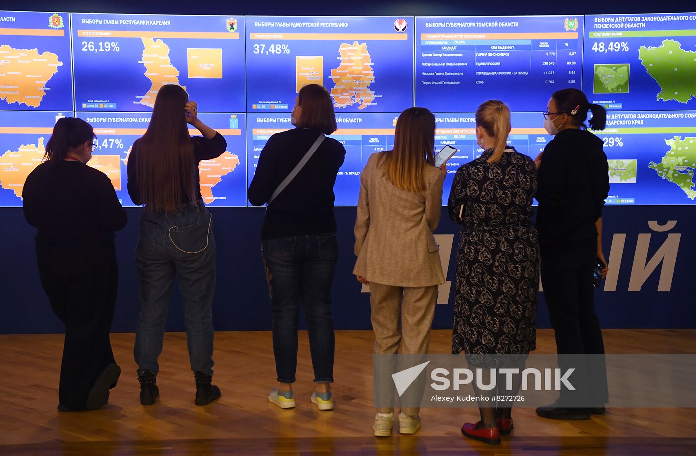 Russia Elections Single Voting Day CEC