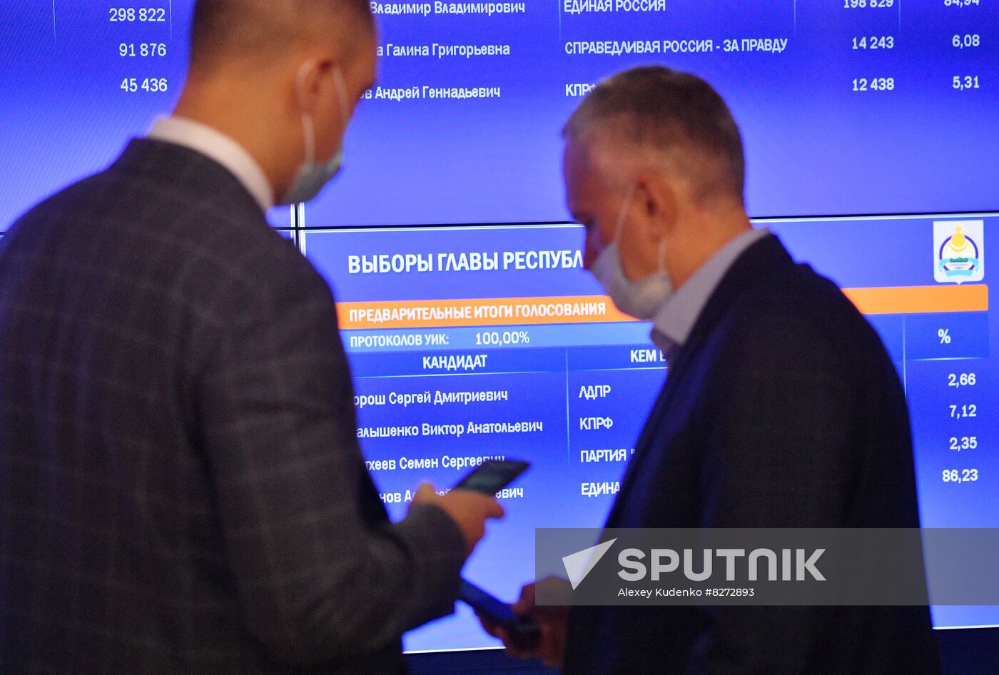 Russia Elections Single Voting Day Preliminary Results