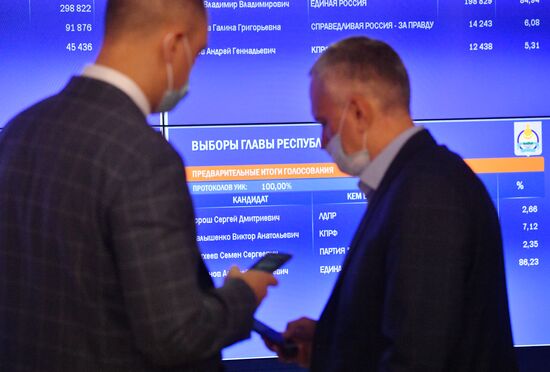 Russia Elections Single Voting Day Preliminary Results