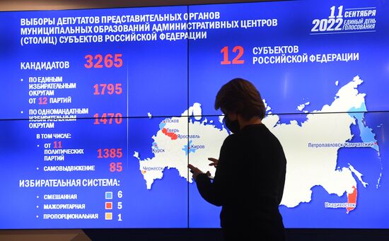 Russia Elections Single Voting Day Preliminary Results