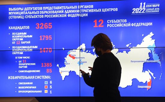 Russia Elections Single Voting Day Preliminary Results