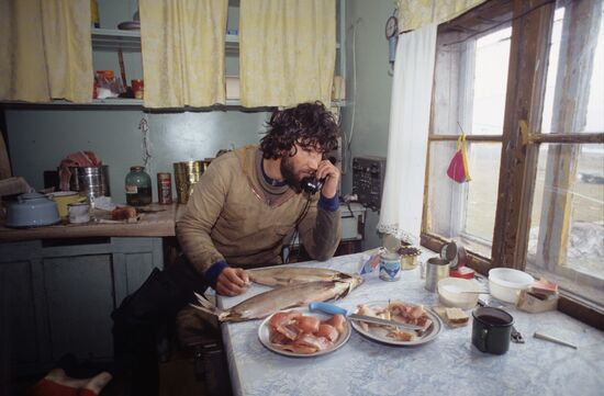 Hunter and fisherman Yesikov