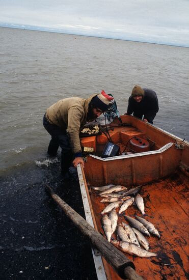 Hunter and fisherman Yesikov