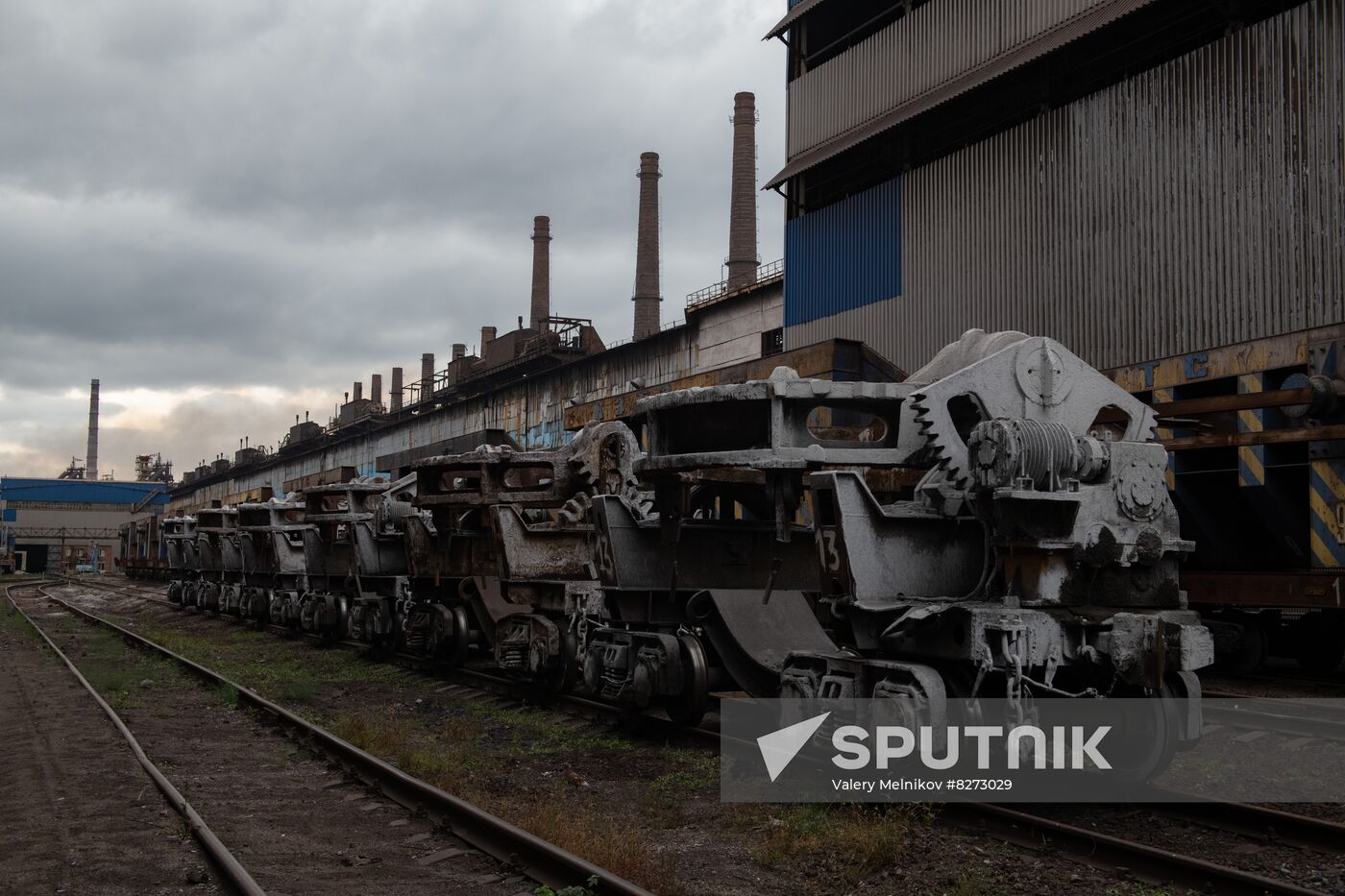 LPR Russia Ukraine Military Operation Metallurgical Plant
