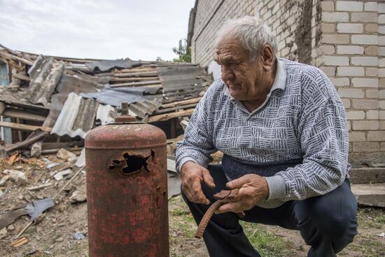 Ukraine Russia Military Operation Shelling