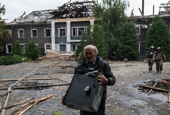 LPR Russia Ukraine Military Operation Shelling