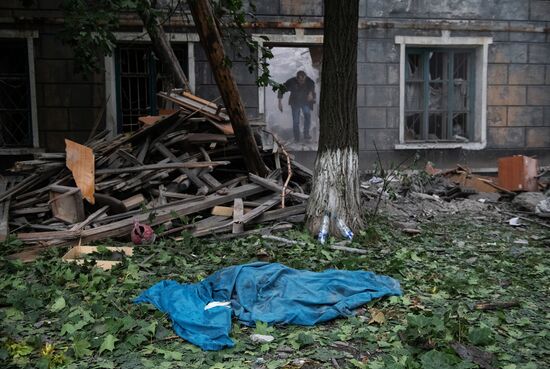 LPR Russia Ukraine Military Operation Shelling