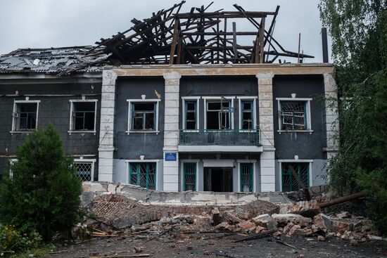 LPR Russia Ukraine Military Operation Shelling