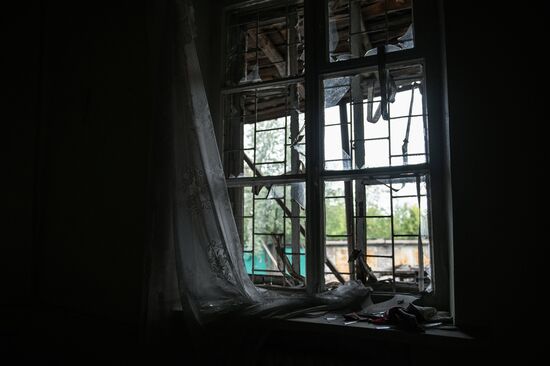 LPR Russia Ukraine Military Operation Shelling