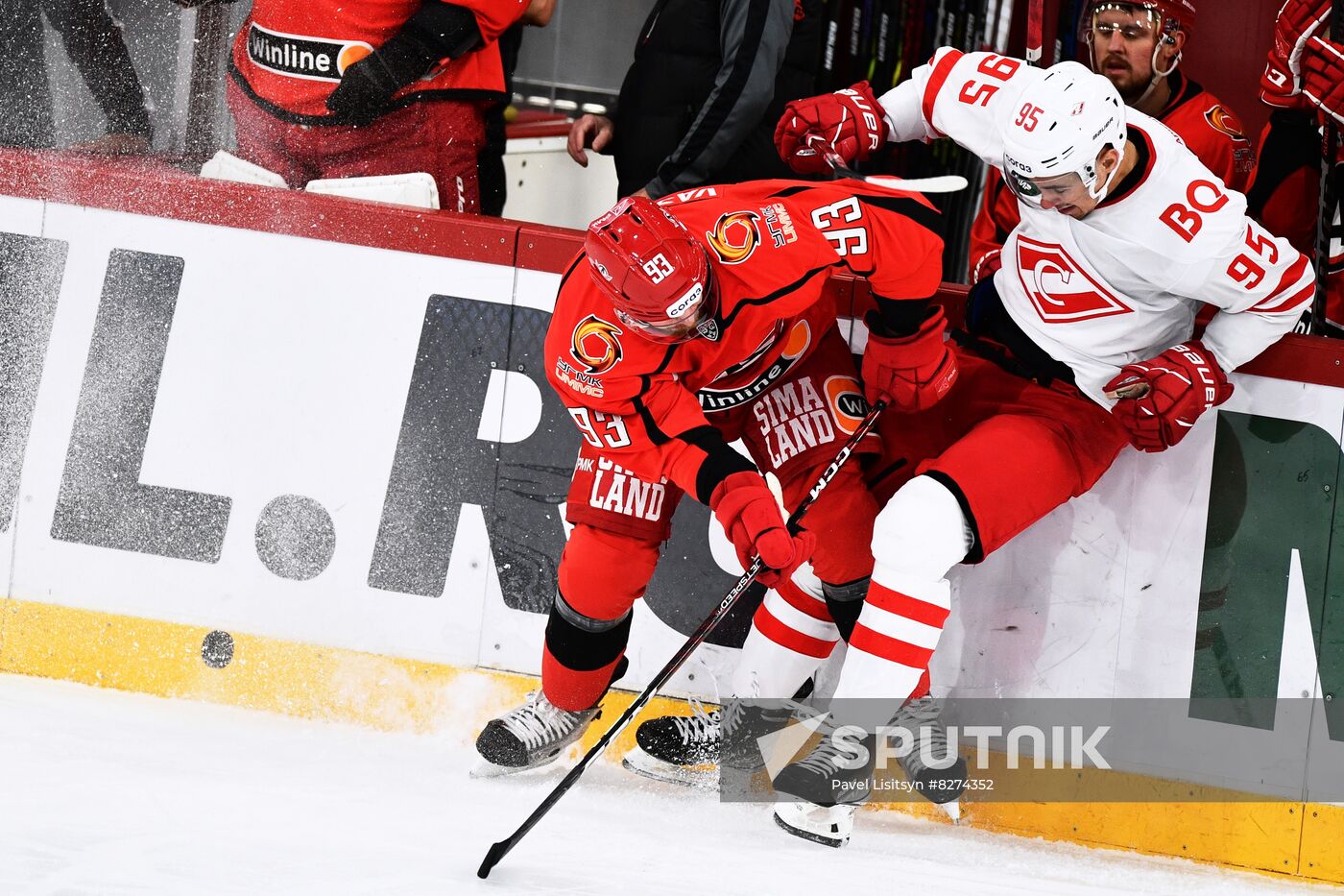 Russia Ice Hockey Kontinental League Avtomobilist - Spartak