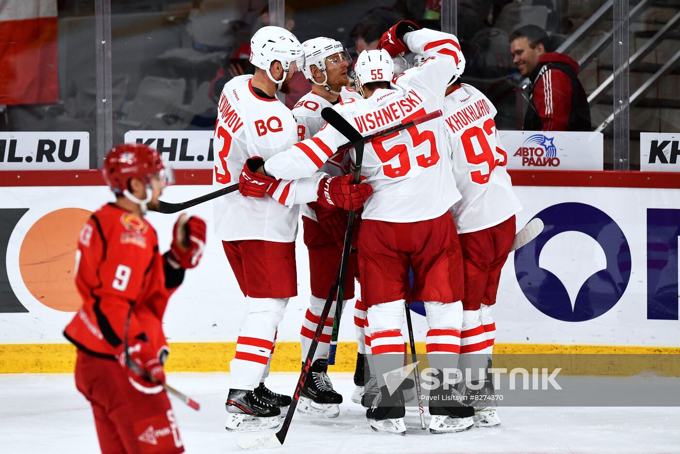 Russia Ice Hockey Kontinental League Avtomobilist - Spartak