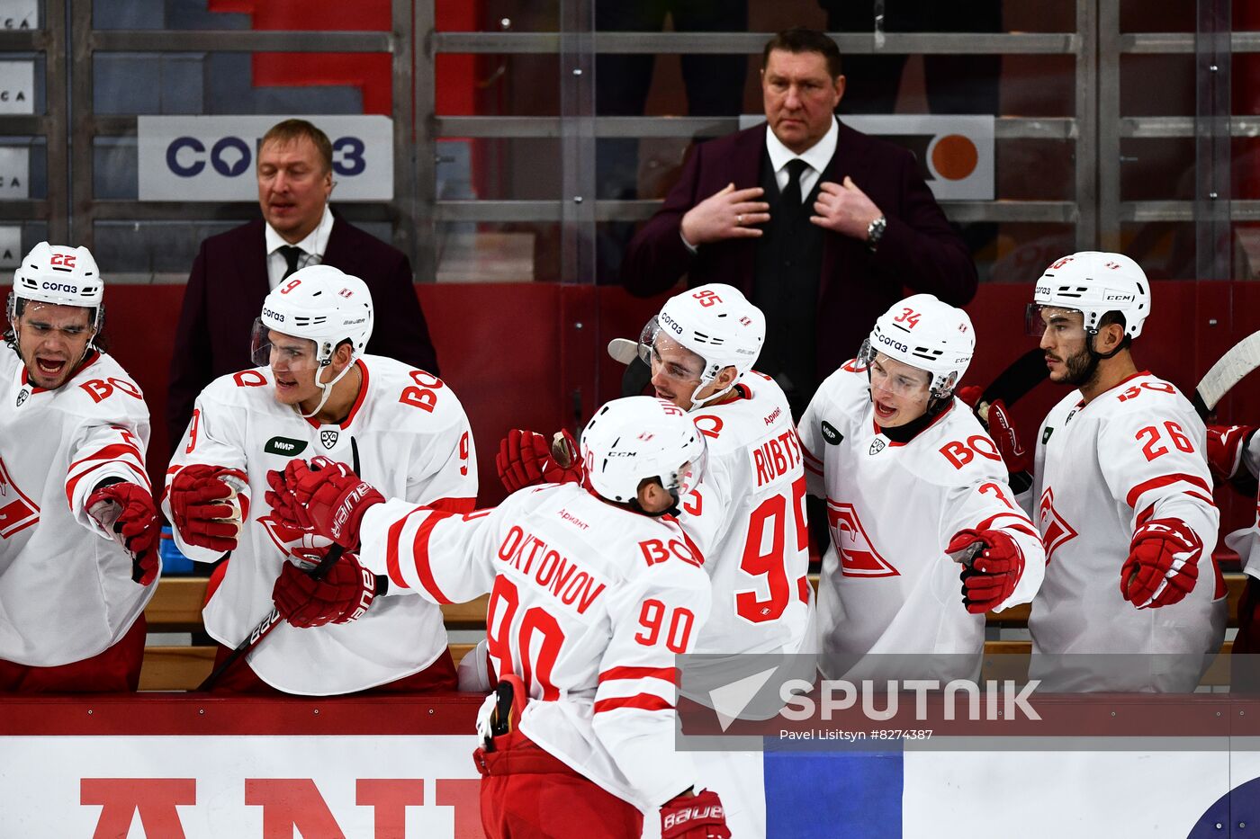 Russia Ice Hockey Kontinental League Avtomobilist - Spartak