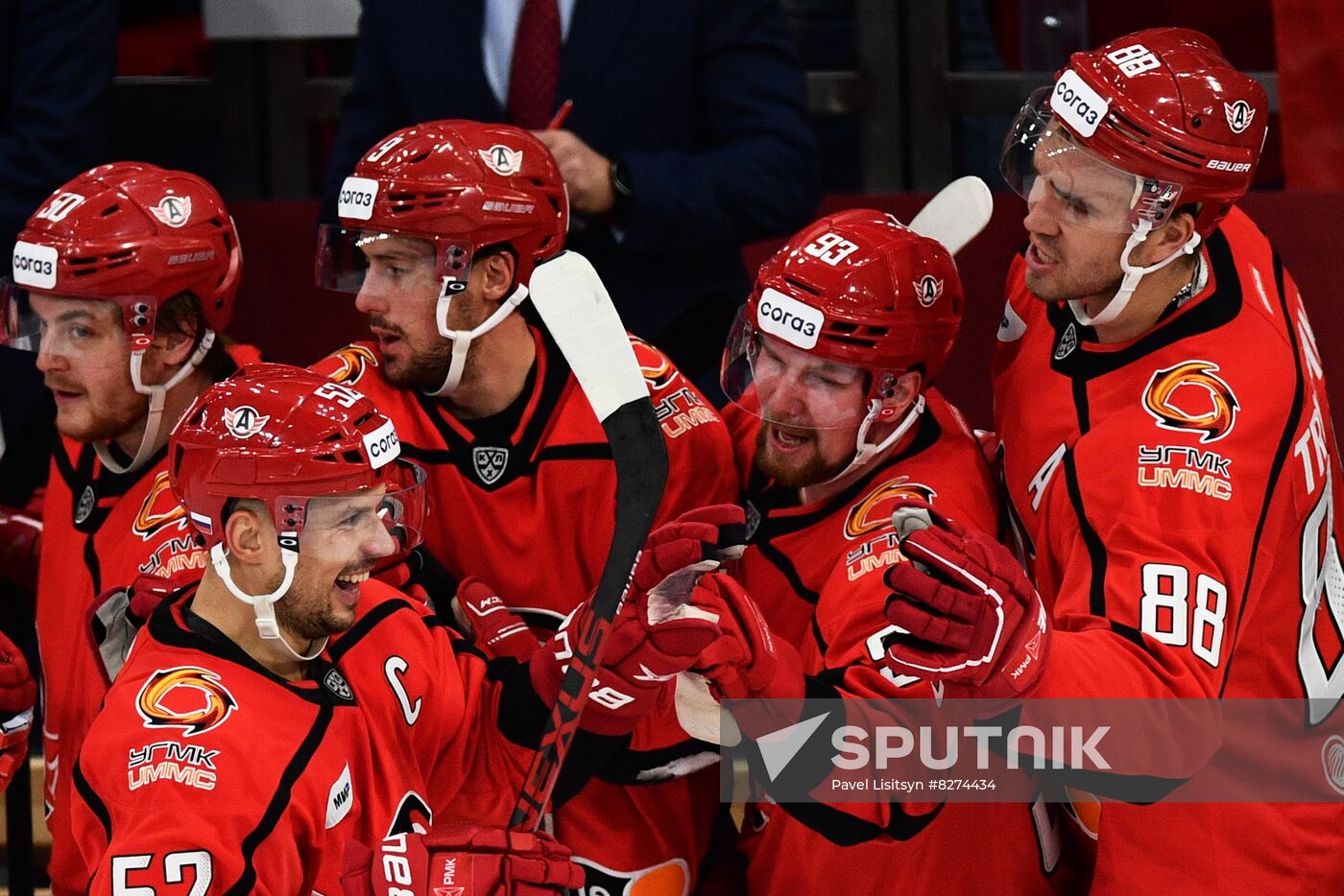 Russia Ice Hockey Kontinental League Avtomobilist - Spartak