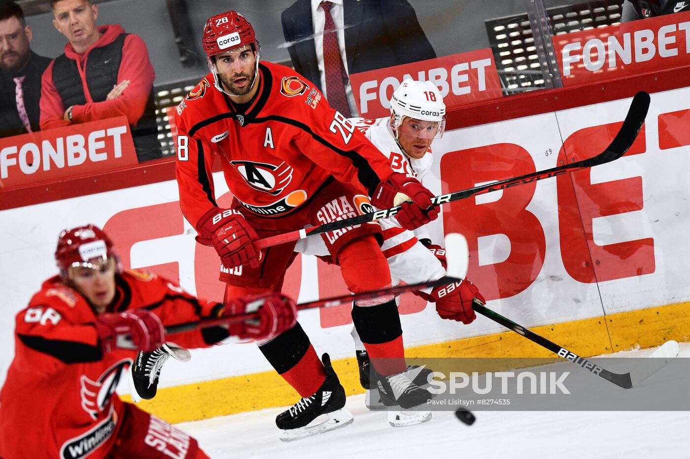 Russia Ice Hockey Kontinental League Avtomobilist - Spartak