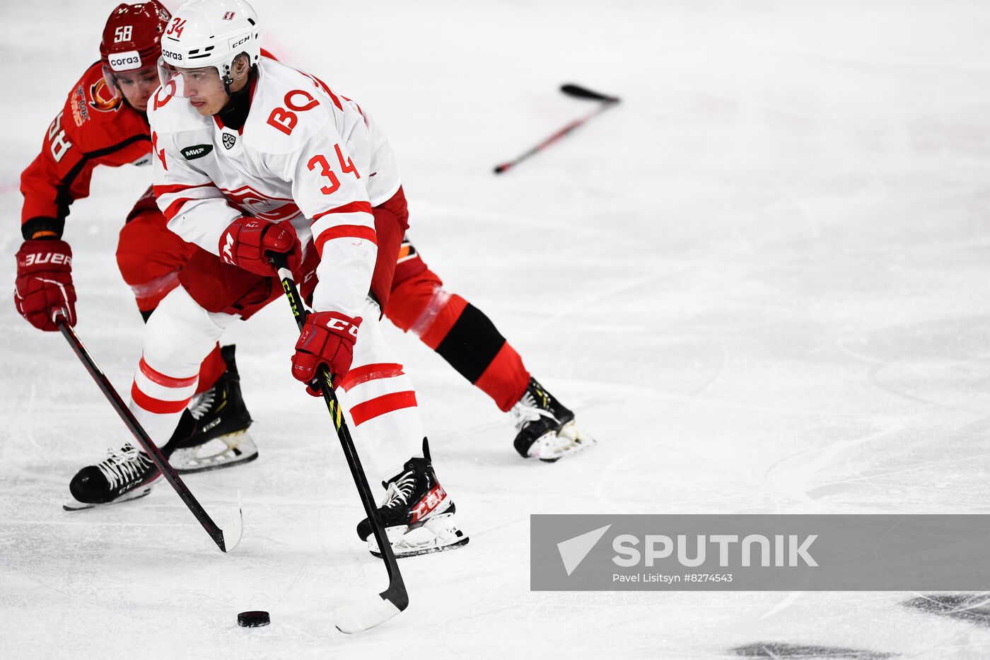 Russia Ice Hockey Kontinental League Avtomobilist - Spartak