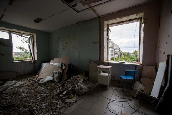 Ukraine Russia Military Operation Shelling