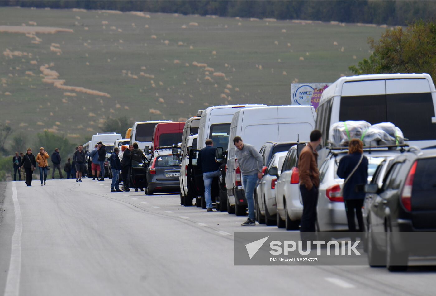 Ukraine Russia Military Operation Checkpoint