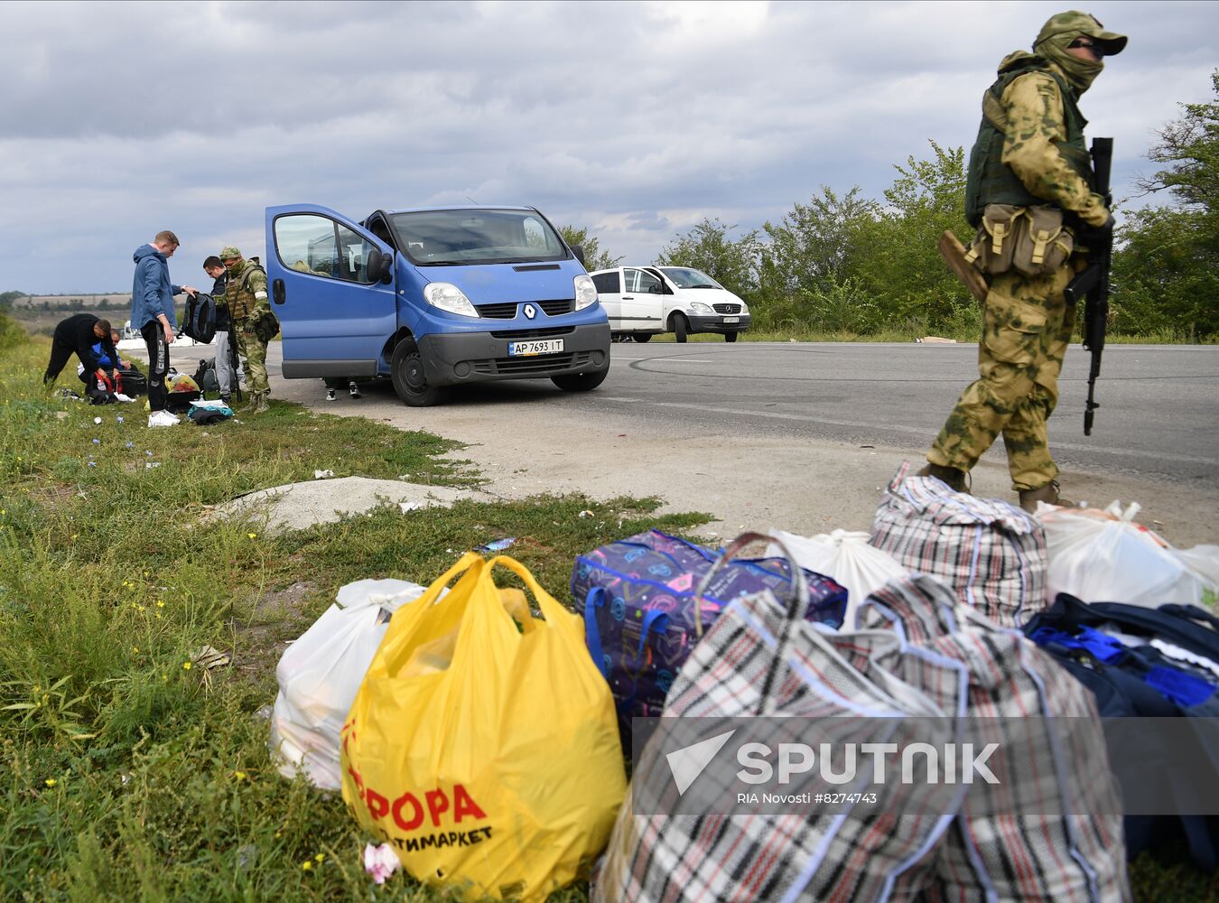 Ukraine Russia Military Operation Checkpoint