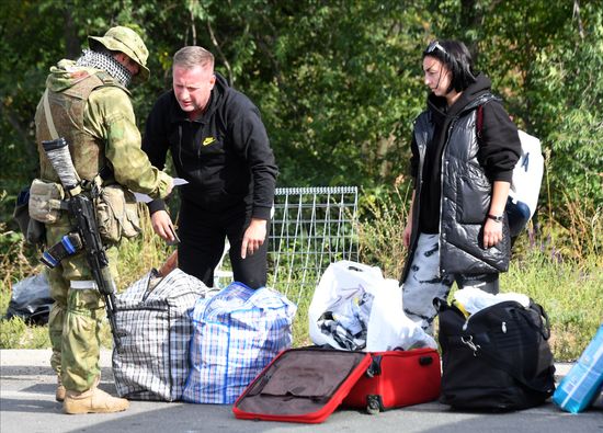 Ukraine Russia Military Operation Checkpoint