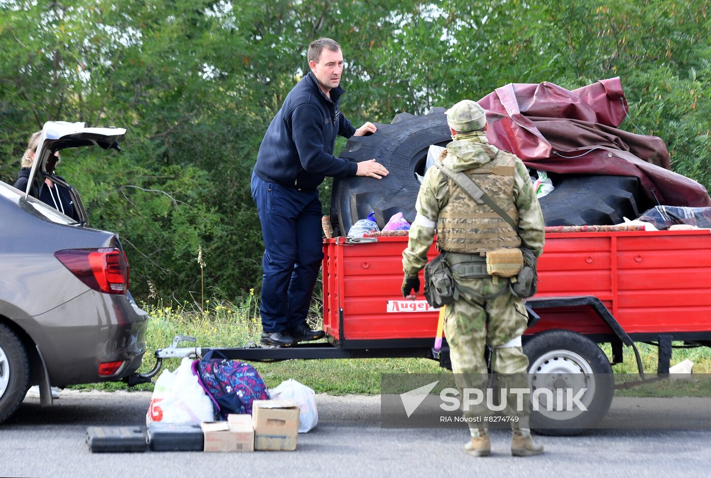 Ukraine Russia Military Operation Checkpoint