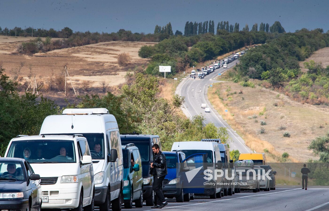 Ukraine Russia Military Operation Checkpoint