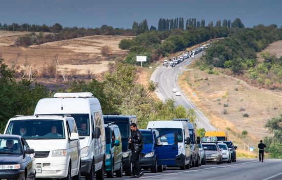 Ukraine Russia Military Operation Checkpoint
