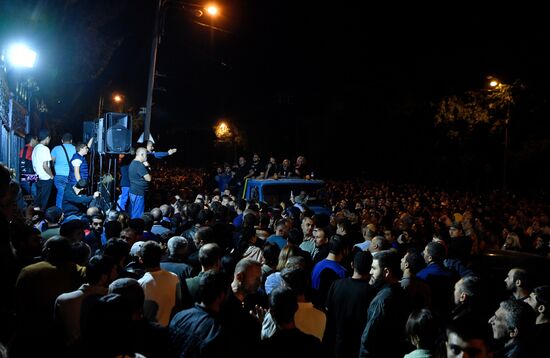 Armenia Opposition Protest