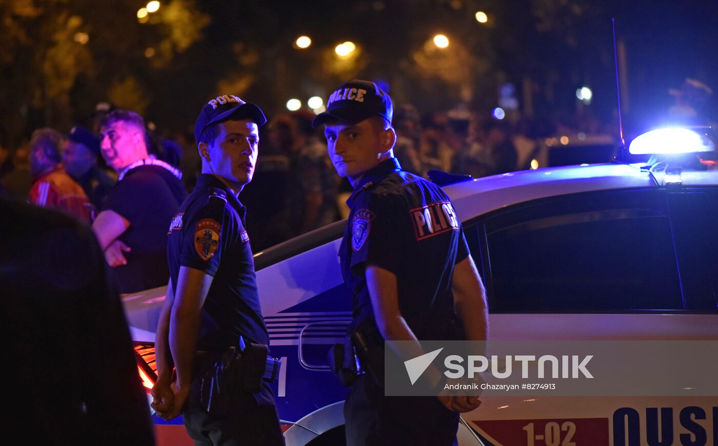 Armenia Opposition Protest