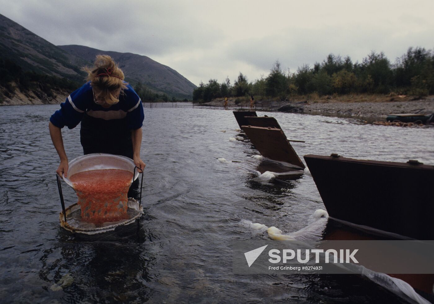Fish farm on River Tumany