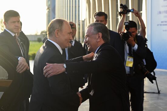 Uzbekistan SCO Putin