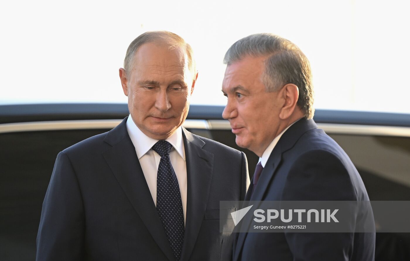 Uzbekistan SCO Putin